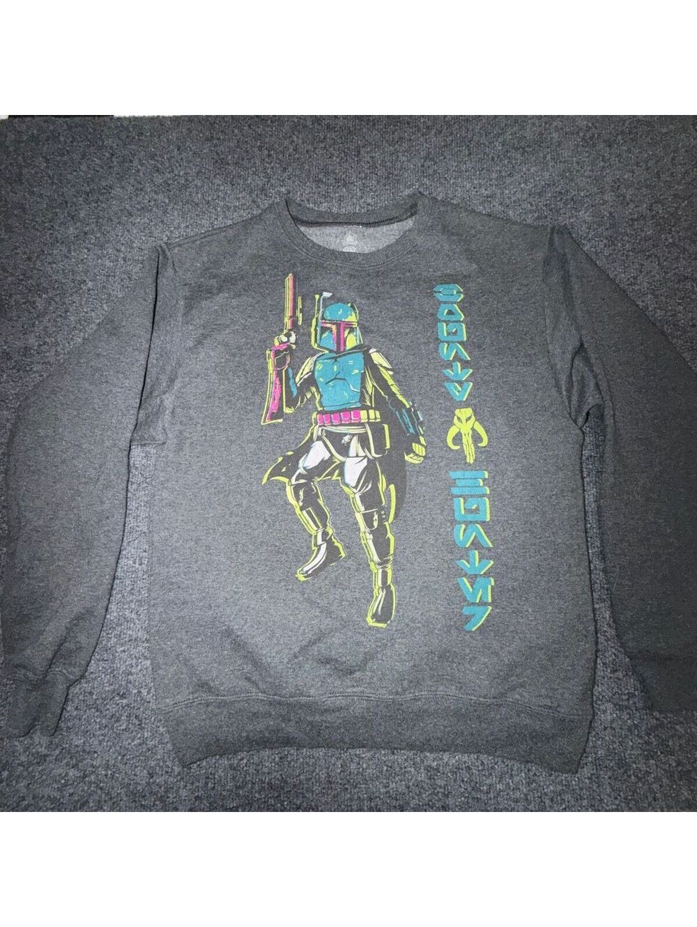 Star Wars Boba Fett Graphic Crewneck Sweatshirt
